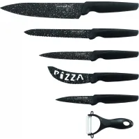 5dílná sada nožů s antiadhezní vrstvou Royalty Line RL-MB5-N + škrabka