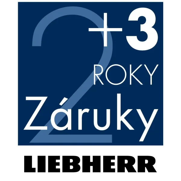 Liebherr 5 + 10 let záruka WarrantyPlus ZDARMA - zákazník si registruje sám