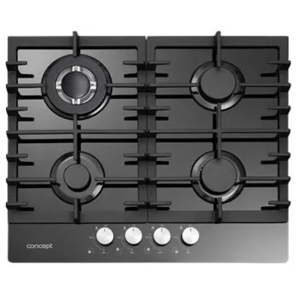 CONCEPT PDV7260bc Plynová deska vestavná 60 cm BLACK