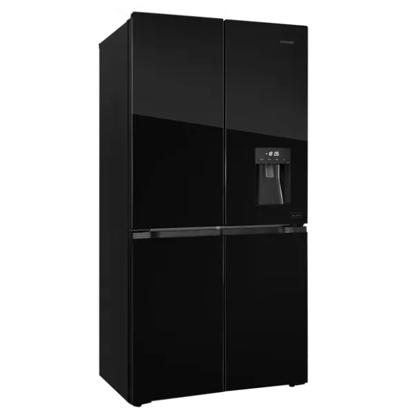 CONCEPT Americká lednice s dávkovačem vody LA8891bc BLACK