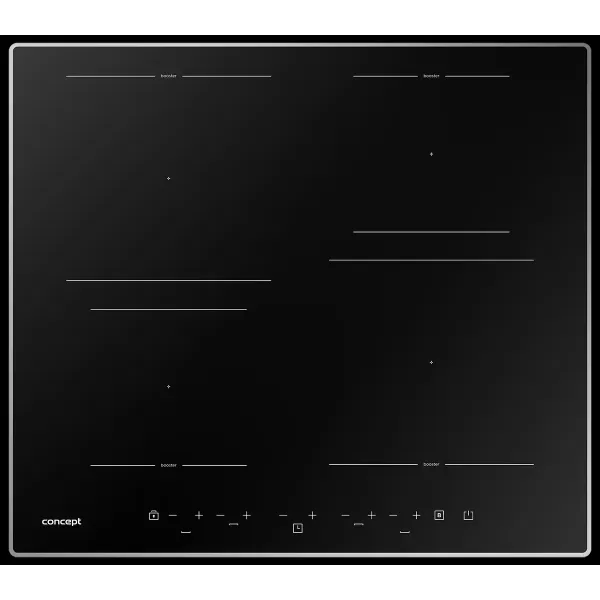 CONCEPT Indukční deska s rámečkem IDV4260sf