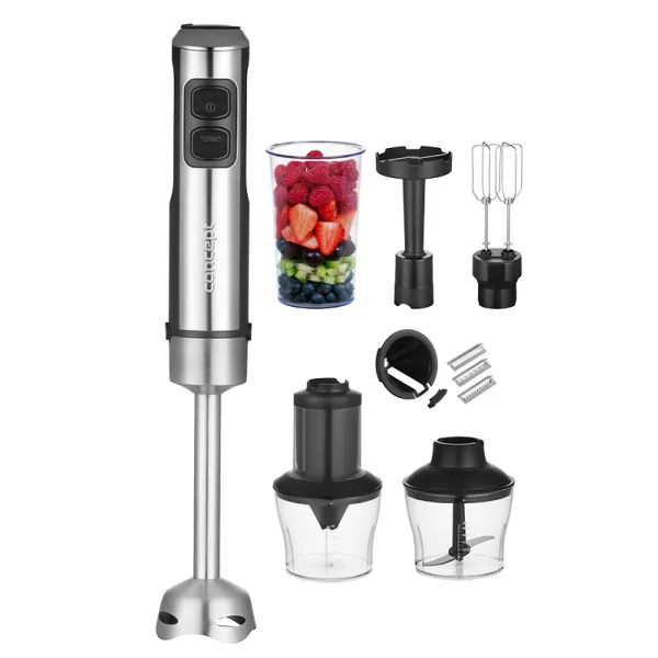 CONCEPT Tyčový mixér 1500 W s chopperem, speralizérem, double metlou TM5510
