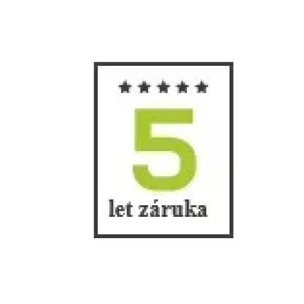 FABER: 5 let záruka - zákazník si registruje sám