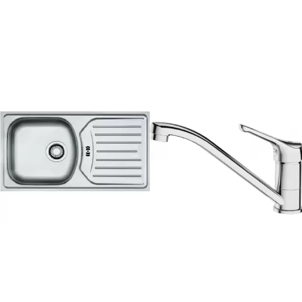 Franke Set N34 (dřez ETN 614 N ETHOS + baterie FB 250 Chrom)