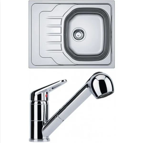 Franke SETN73 (dřez Onda OLN 611-63 + baterie FC 9547.031 Chrom)