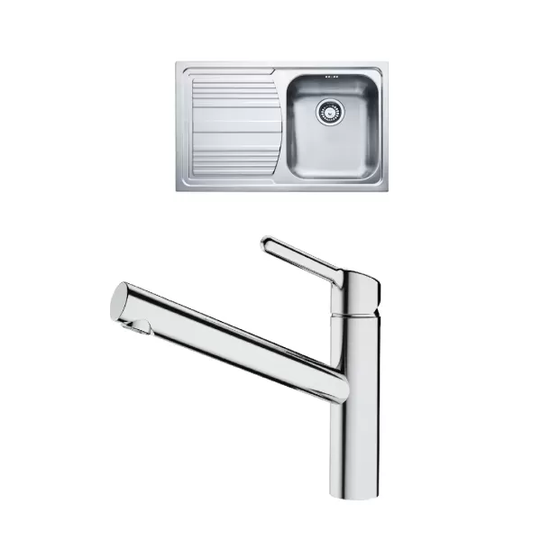 Franke SETN86 (dřez LLX 611/7 + baterie FC 3054.031 ORBIT Chrom)
