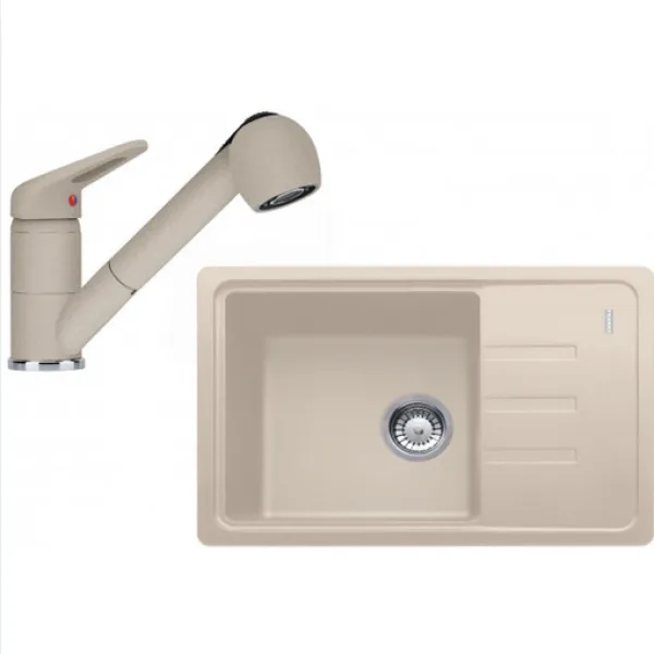 Franke SETG118SA (dřez BSG 611-62 Sahara + baterie FC 9547.082 Sahara)