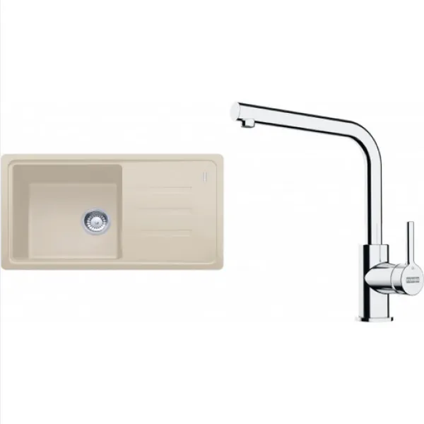 Franke Set G268SA (dřez BSG 611-78/39 Sahara + baterie FS 3230.031 LINA SMART Chrom)