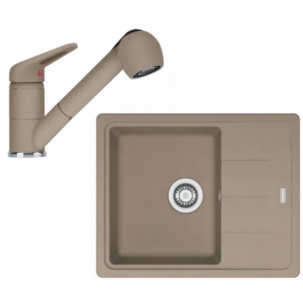 Franke SETG55KA (dřez BFG 611-62 Kašmír + baterie FC 9547.424 Kašmír)