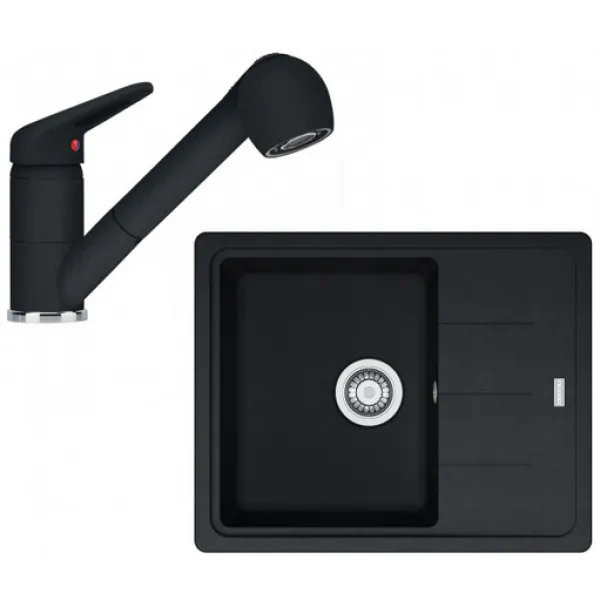 Franke SETG55O (dřez BFG 611-62 Onyx + baterie FC 9547.071 Onyx)