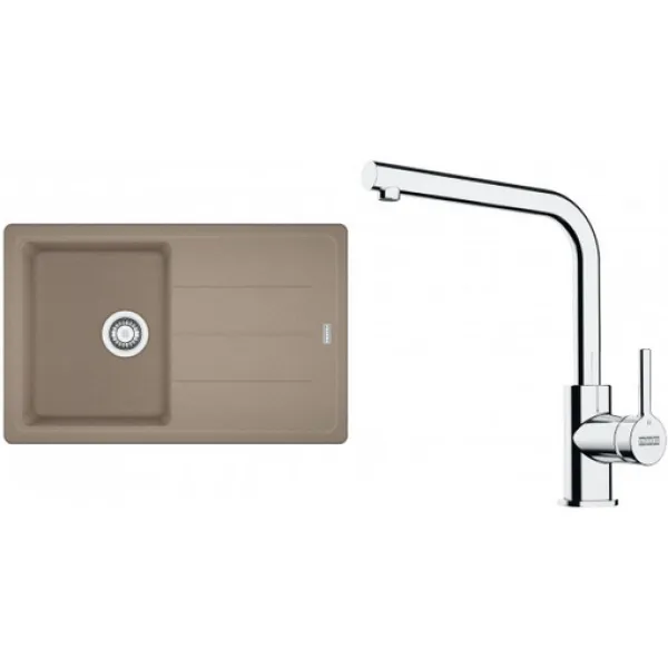 Franke Set G263KA (dřez BFG 611-78 Kašmír + baterie FS 3230.031 LINA SMART Chrom)