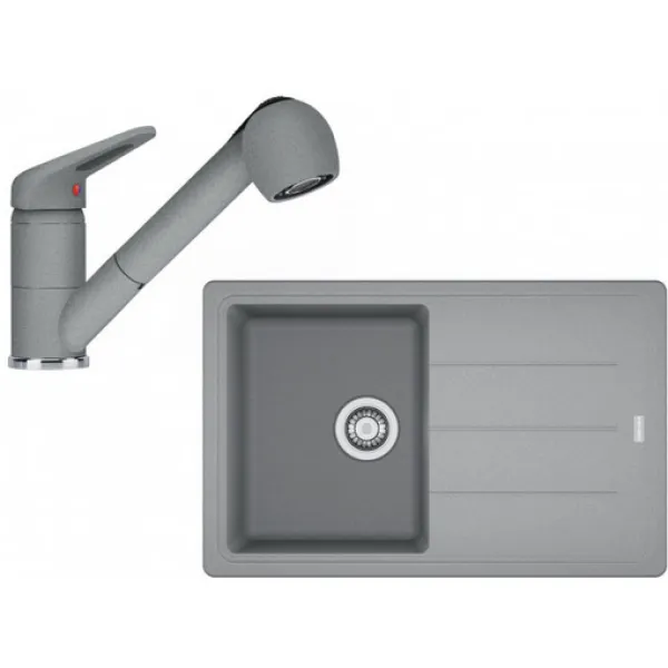 Franke Set G57 (dřez BFG 611-78 Šedý kámen + baterie FC 9547.084 Šedý kámen)