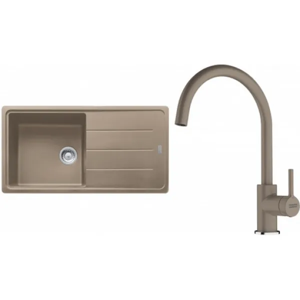 Franke SETG280KA (dřez BFG 611 Kašmír + baterie FC 6018.424 LINA Kašmír)