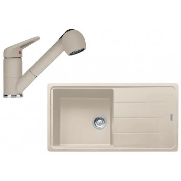 Franke SETG138SA (dřez BFG 611 Sahara + baterie FC 9547.082 Sahara)