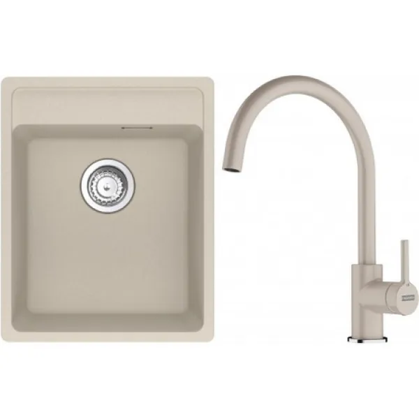 Franke Set G273SA (dřez MRG 610-37 RTL Sahara + baterie FC 6018.082 LINA Sahara)