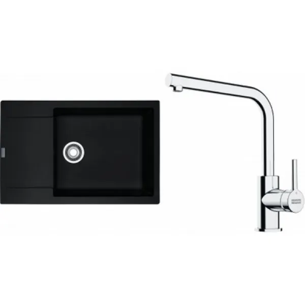 Franke Set G261O (dřez MRG 611-78 BB Onyx + baterie FS 3230.031 LINA SMART Chrom)