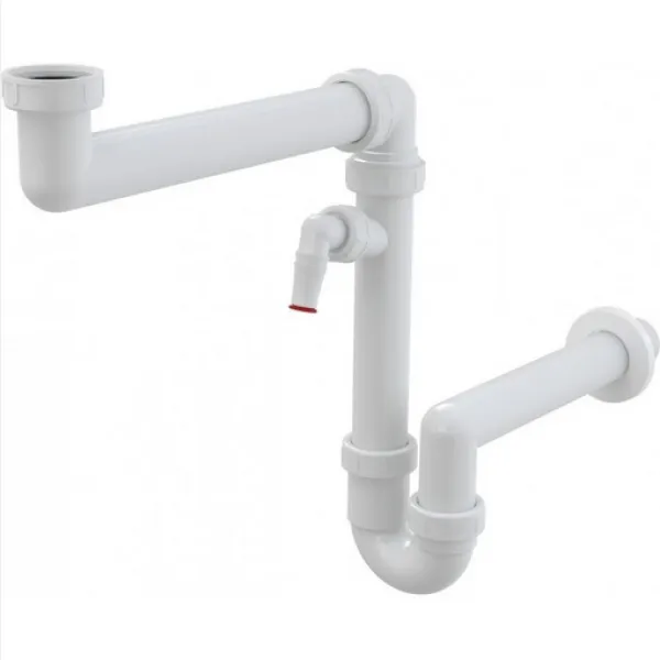 Franke Sifon pro úsporu místa, vč. odbočky na myčku