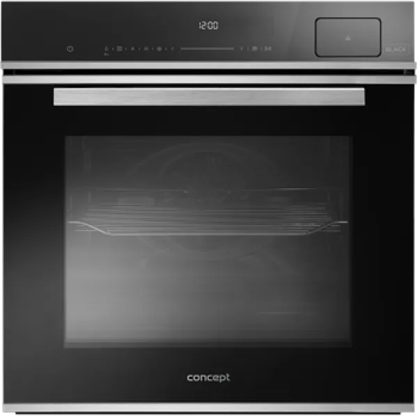 CONCEPT Vestavná parní trouba Steam+ ETV8960bcN BLACK