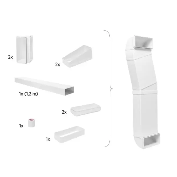 Electrolux M2CKCF01C Sada potrubí pro instalaci ComboHob