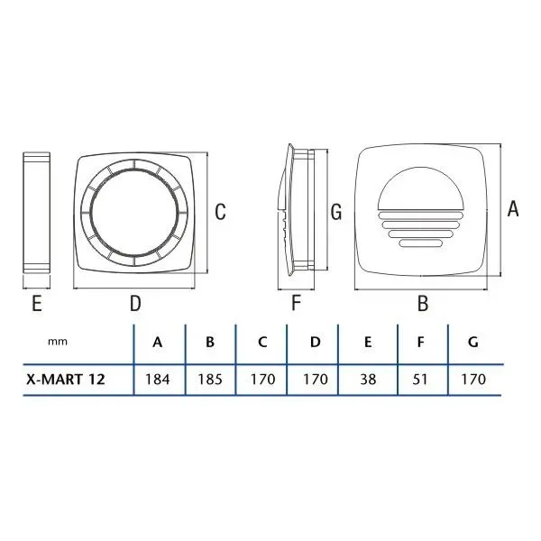 Okenní souprava X-MART-12