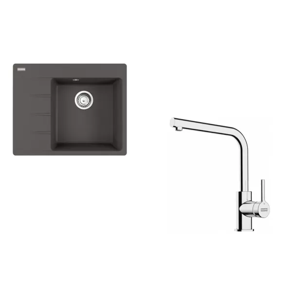 Franke SETG248ŠB (CNG 611-62 TL/7 šedá břidlice+FS 3230.031)