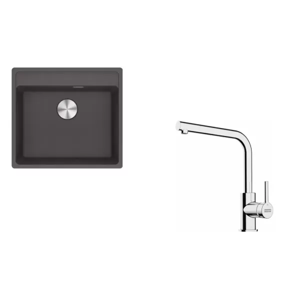 Franke SETG255ŠB (MRG 610-52 RTL šedá břidlice+FS 3230.031)