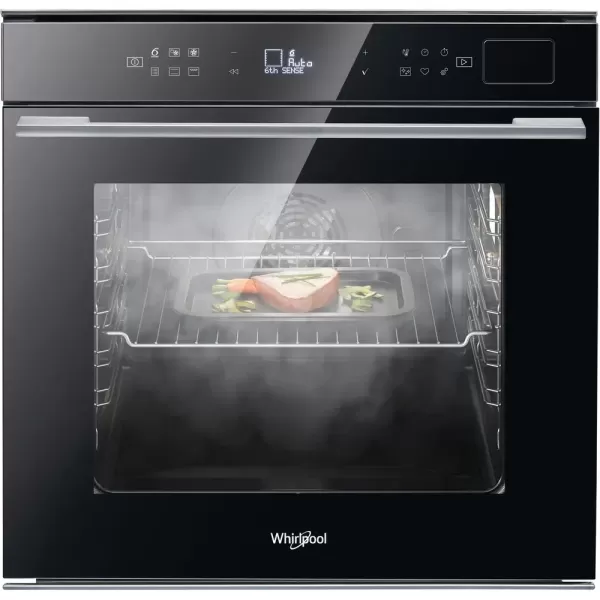 Trouba Whirlpool W7 OS4 4S1 P BL + Varná deska Whirlpool WF S7560 NE