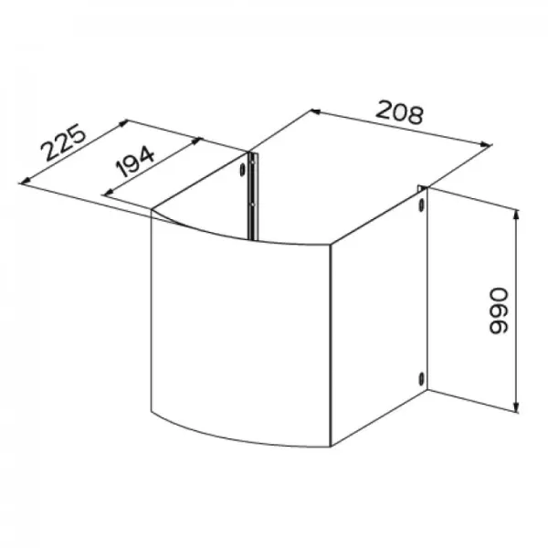 Faber Prodloužený komín nerez doprodej