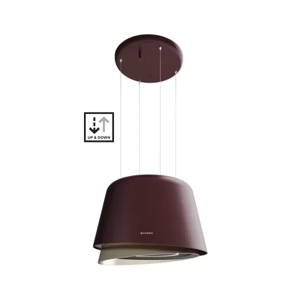 Faber Lustrová digestoř  BELLE PLUS BURGUNDY/GOLD KL