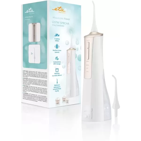 Ústní sprcha ETA AquaCare Power 2708 90000 bílá/zlatá