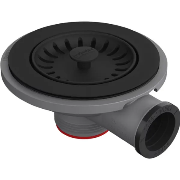 Franke Colorline sítkový ventil Matná černá